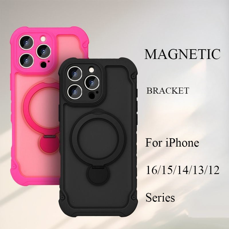 360° Rotating Bracket Magnetic Phone Case For iPhone