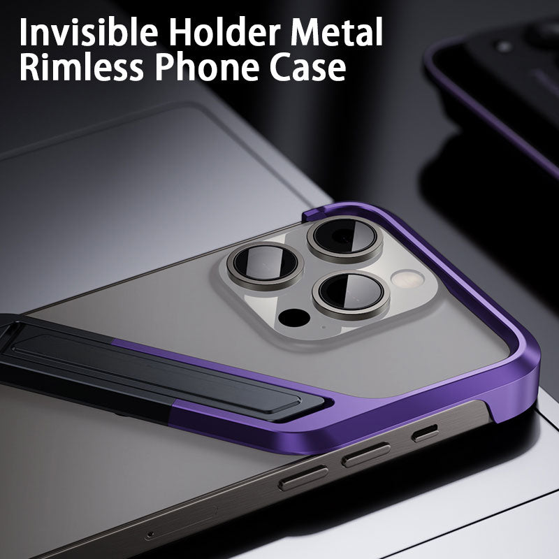 Luxurious Metal Frameless Phone Case For iPhone