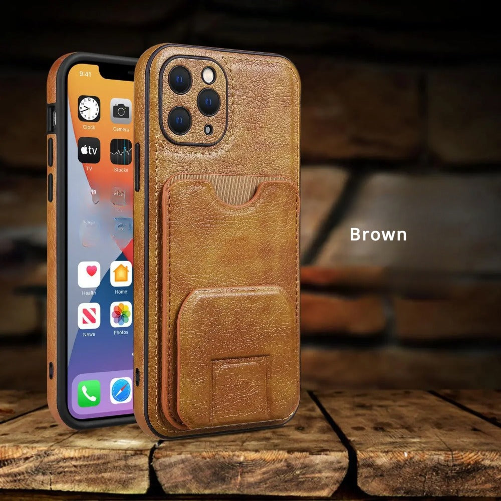 High-End Leather Phone Case For iPhone