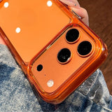 Transparent Acrylic Hard Phone Case For iPhone