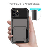 Wallet 4-Card Slot Credit Phone Case For iPhone