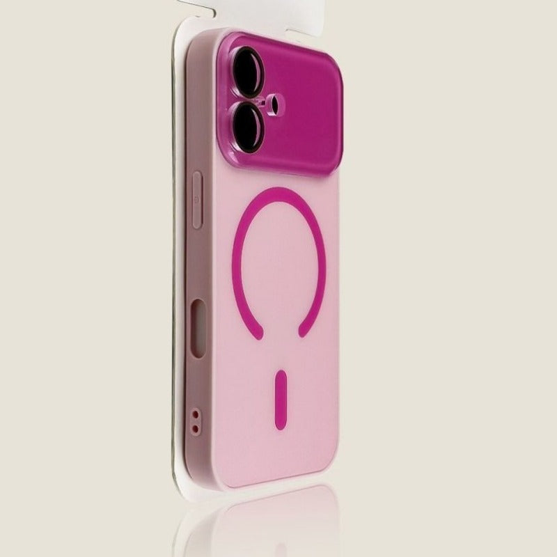 Large Window Acrylic Magnetic Phone Case For iPhone