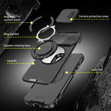 Heavy-duty Rugged Magnetic Ring Stand Case For iPhone