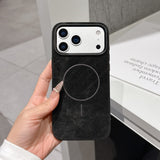 Flannel Magnetic Phone Case For iPhone