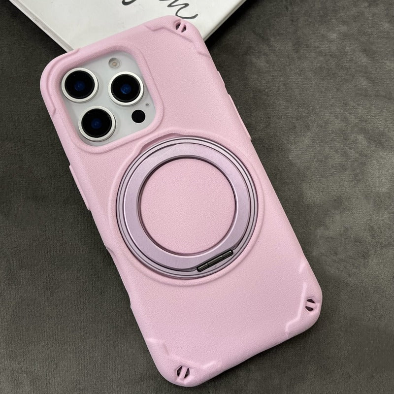 Thickened 360° Rotating Magnetic Bracket Phone Case For iPhone
