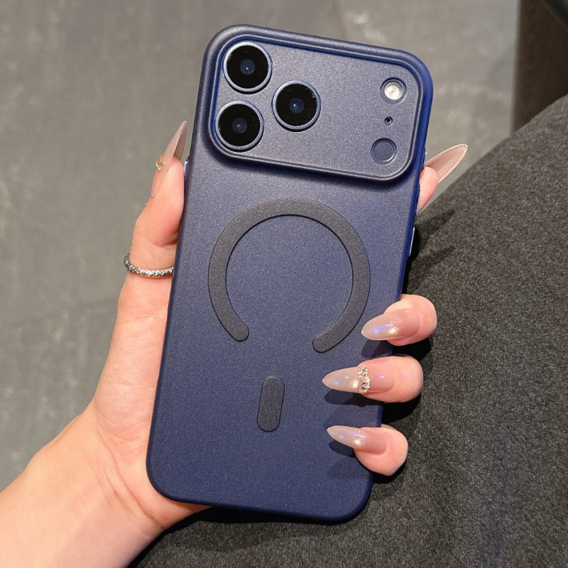 Ultra thin Simple Magnetic Phone Case For iPhone