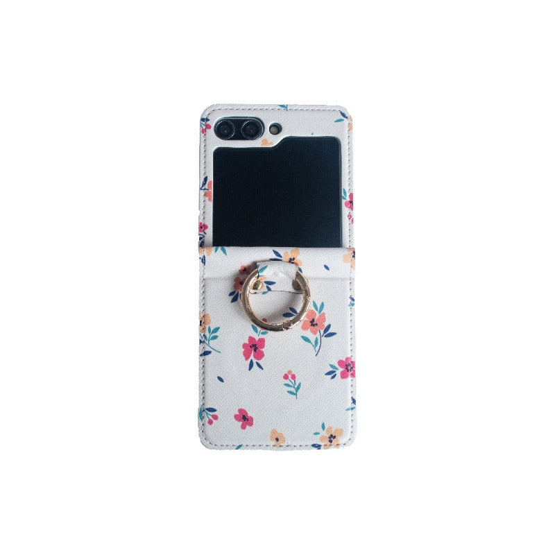 Simple Floral Phone Case For Samsung Z FLIP 7 6 5 4 3
