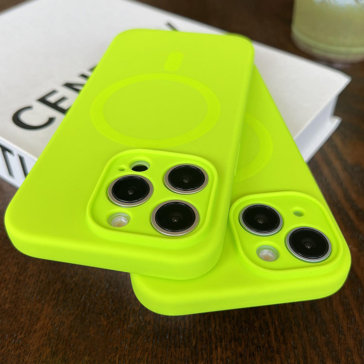 Liquid Silicone Magnetic Drop-Proof Phone Case For iPhone