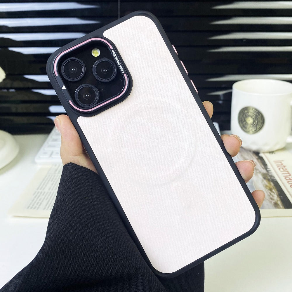 Magnetic Lens Holder Phone Case For iPhone