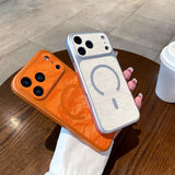 Large Window Magnetic Phone Case For iPhone