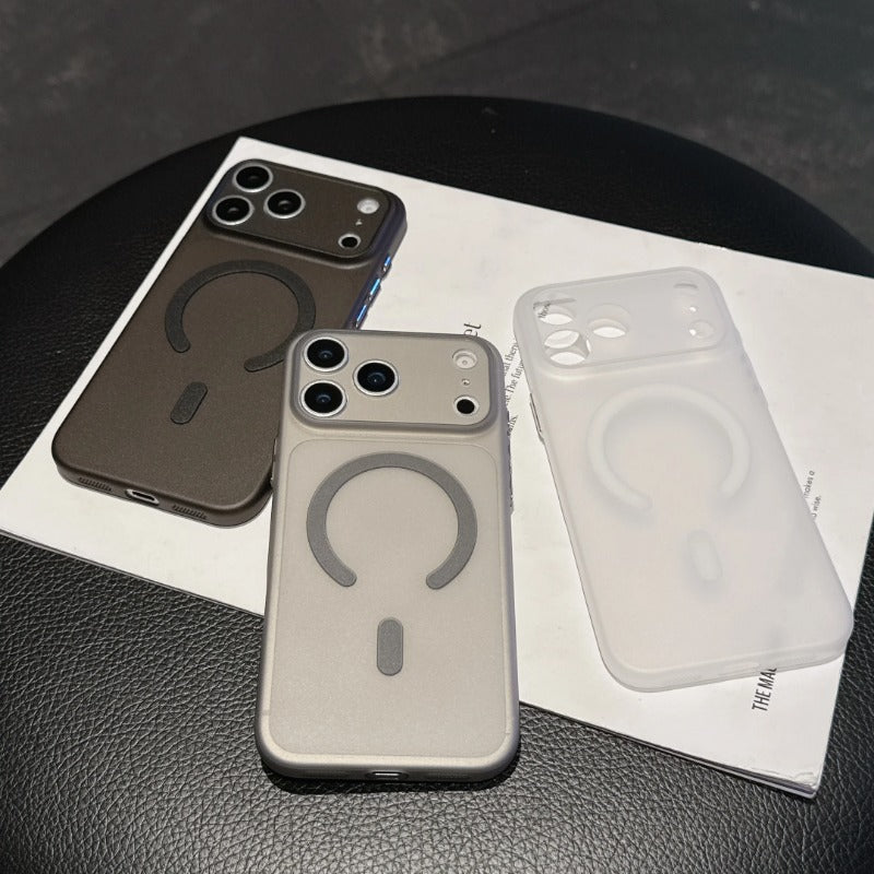 Ultra thin Simple Magnetic Phone Case For iPhone