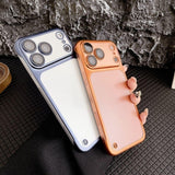 Frosted Frameless Phone Case For iPhone