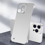 Ultra-thin Borderless Hard Drop-proof Mobile Phone Case For iPhone