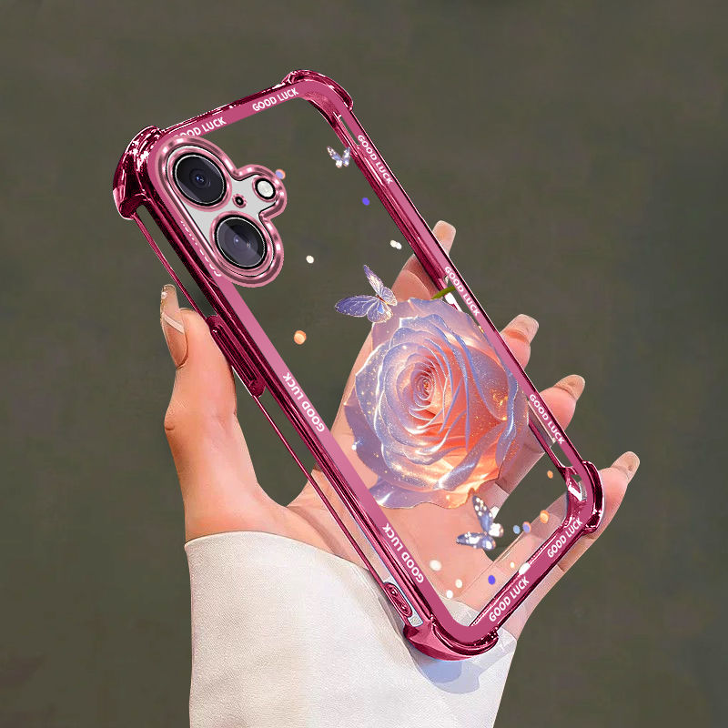 Electroplating Silicone Phone Case For iPhone