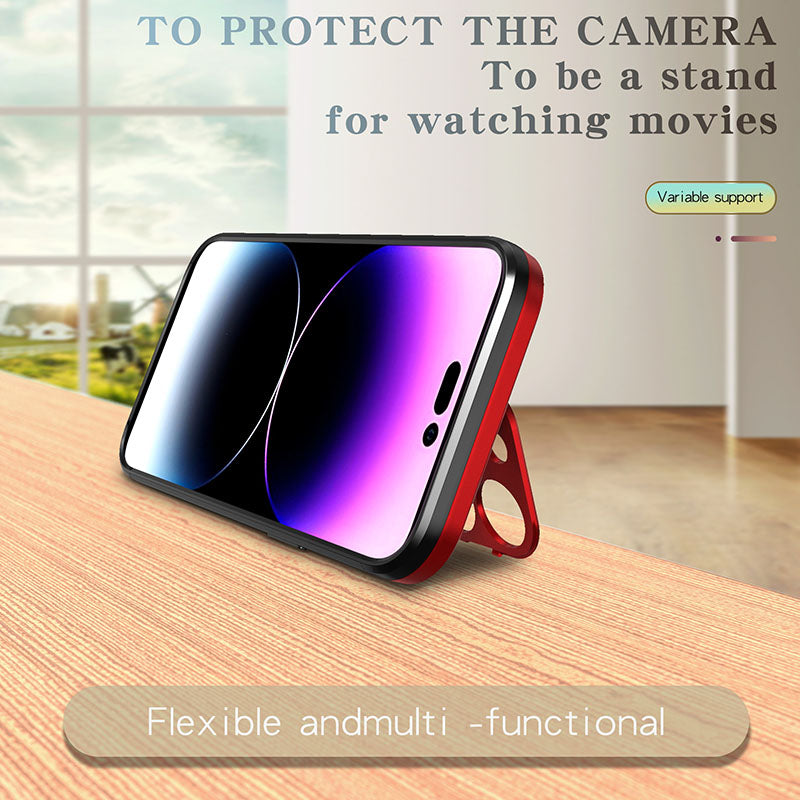 Sliding Window Lens Holder Magnetic Case for IPhone