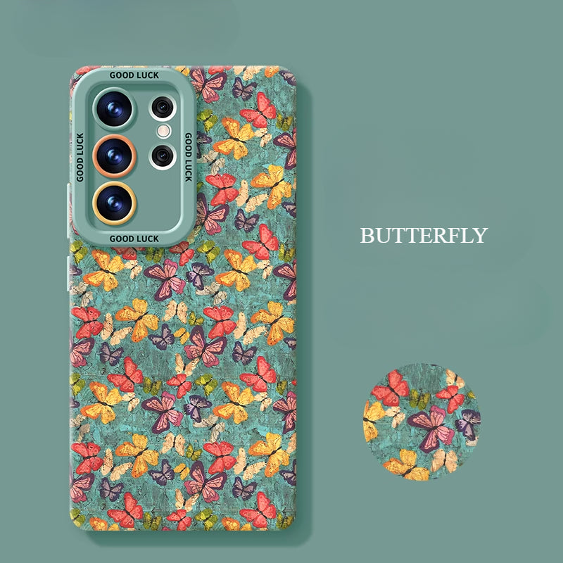 Silicone Butterfly Phone Case For Samsung