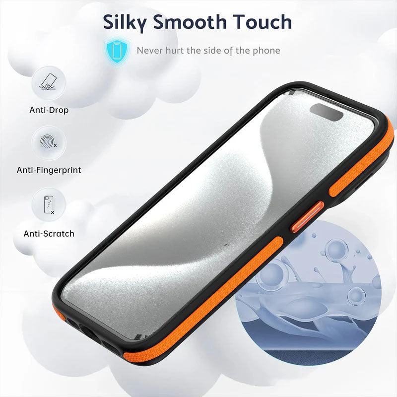 Camera Bracket Holder Silicone Protection Phone Case for IPhone