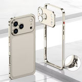 Ultra-thin Titanium Frame Phone Case For iPhone