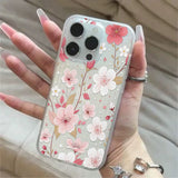 Flower Anti-slip Soft Phone Case For iPhone