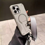 Magnetic Anti-fall Lanyard Mobile Phone Case For iPhone