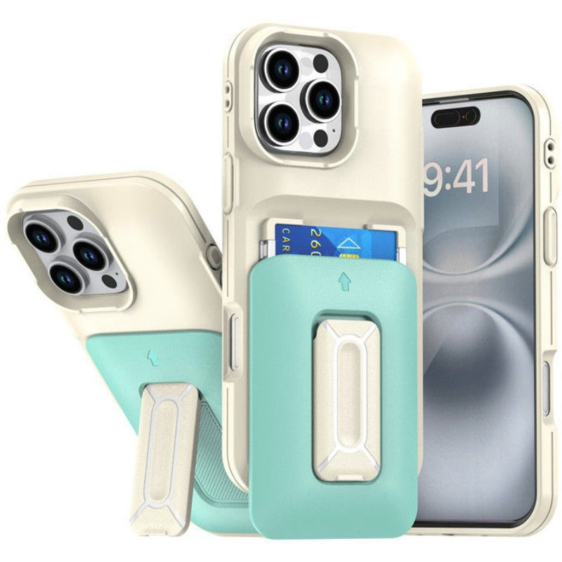 Card Slot I Phone Case with Holder For iPhone