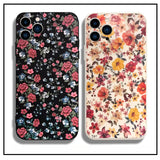 Small Floral Anti-fall Mobile Phone Case For iPhone