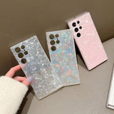 Glitter Dream Soft Silicone Marble Phone Case For Samsung