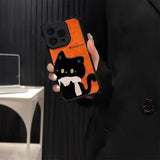 Cat-shaped Lanyard Phone Case For iPhone