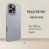 Wave Liquid Silicone Magnetic Phone Case For iPhone