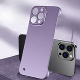 Ultra-thin Borderless Hard Drop-proof Mobile Phone Case For iPhone