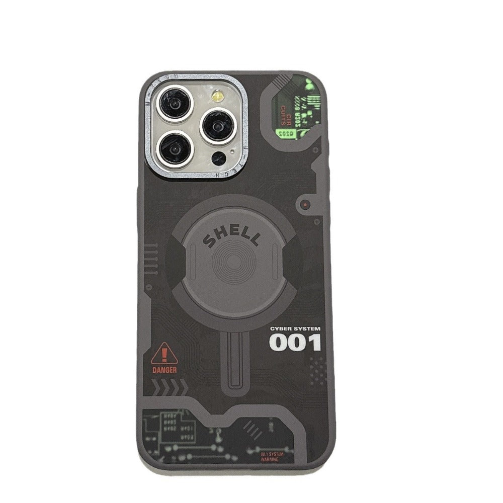 Circuit Board Technology Sense Magnetic Phone Case For iPhone