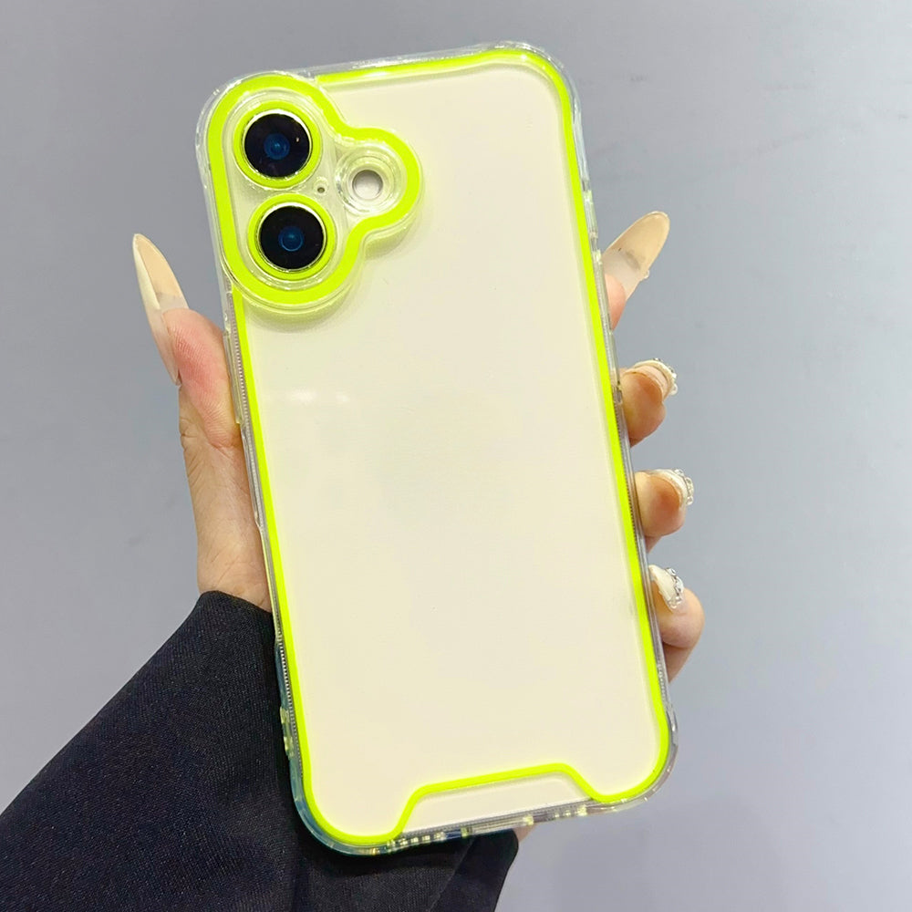 Luminous Neon Fluorescent Transparent Case For iPhone