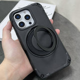 Thickened 360° Rotating Magnetic Bracket Phone Case For iPhone