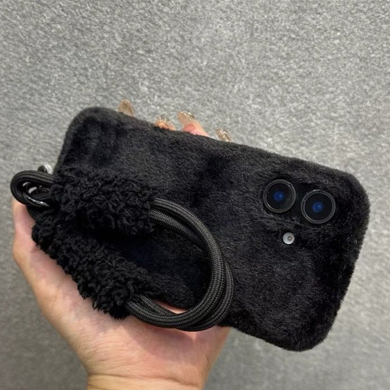 Plush Anti-fall Mobile Phone Case For iPhone