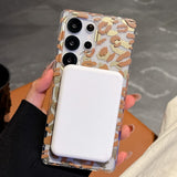 Leopard Print Magnetic Phone Case For Samsung