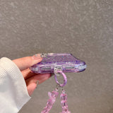 3-in-1 Glitter Epoxy Resin Bracelet Phone Case For iPhone