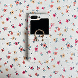 Simple Floral Phone Case For Samsung Z FLIP 7 6 5 4 3