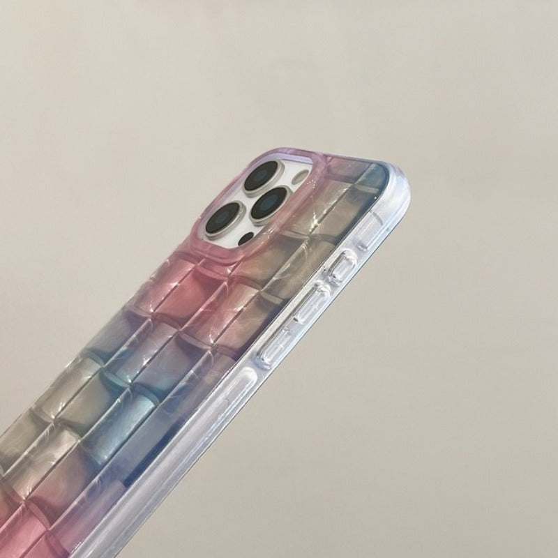 Smudged Ice Pattern Phone Case For iPhone