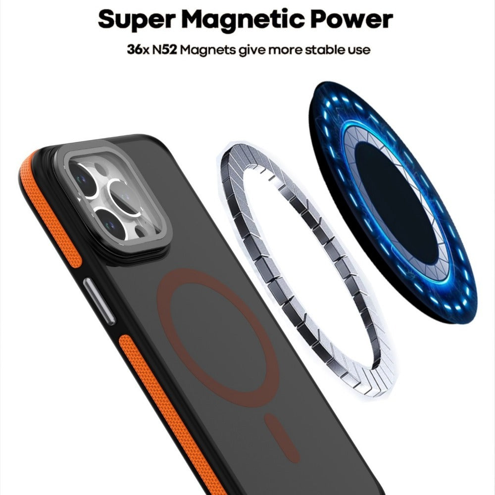 Magnetic Frosted Phone Case For iPhone