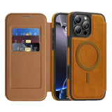 Flip Magnetic Leather Phone Case For iPhone