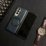 Leather Magnetic Phone Case For Samsung Z Fold