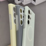 Liquid Silicone Jelly Magnetic Drop-Proof Phone Case For Samsung