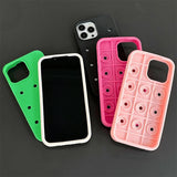 Silicone Soft Breathable Shockproof Phone Case For iPhone