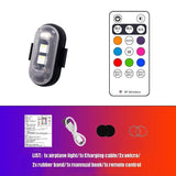 Colorful Car LED Light, Wireless Remote Control LED Strobe Light