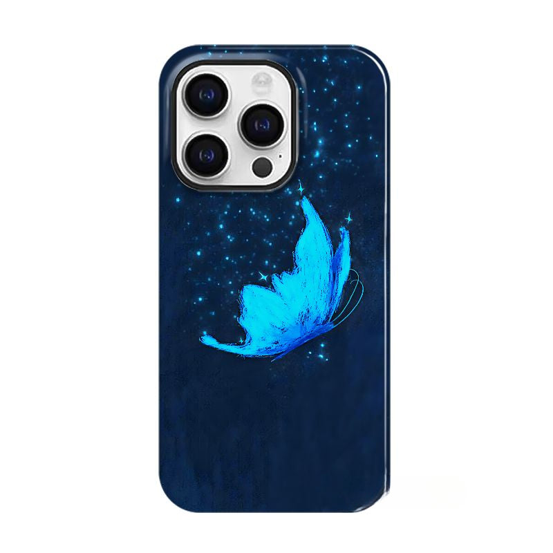 Beautiful Luminous Butterfly All-inclusive Phone Case For iPhone