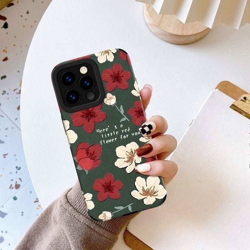 Flower Bud Soft Phone Case For iPhone