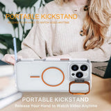 Invisible Lens Stand Holder Phone Case For iPhone