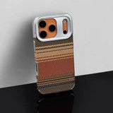 Plaid Electroplating Soft Phone Case For iPhone