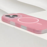 Jelly Color Magnetic Liquid Silicone Phone Case For iPhone