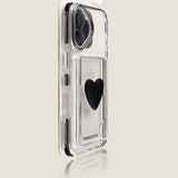 Love Card Holder Four-corner Anti-fall Phone Case For iPhone